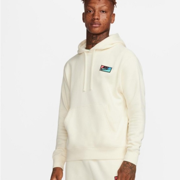 Nike Club Fleece + Men's Off-White Hoodie - Picture 1 of 7